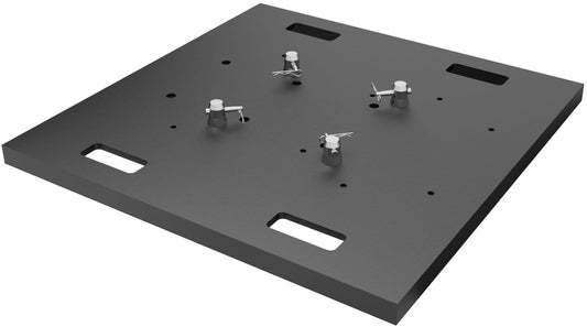 Global Truss Black 30 x 30 x 1.5-Inch Base Plate for DT Truss - PSSL ProSound and Stage Lighting
