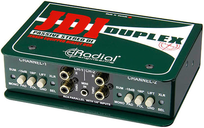 Radial Duplex 2 Channel Passive DI Box - ProSound and Stage Lighting
