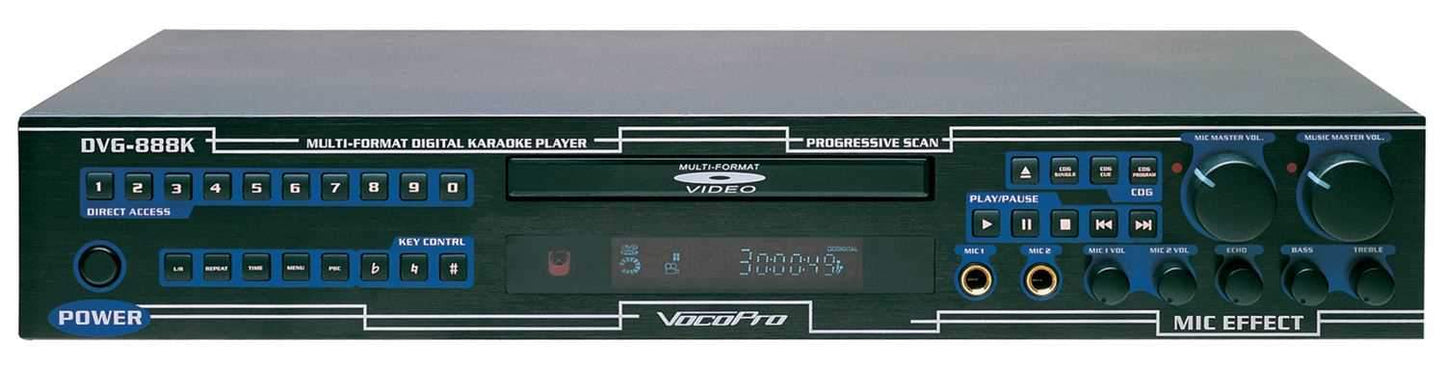 Vocopro DVG888KII Multiformat Rackmount Player - ProSound and Stage Lighting