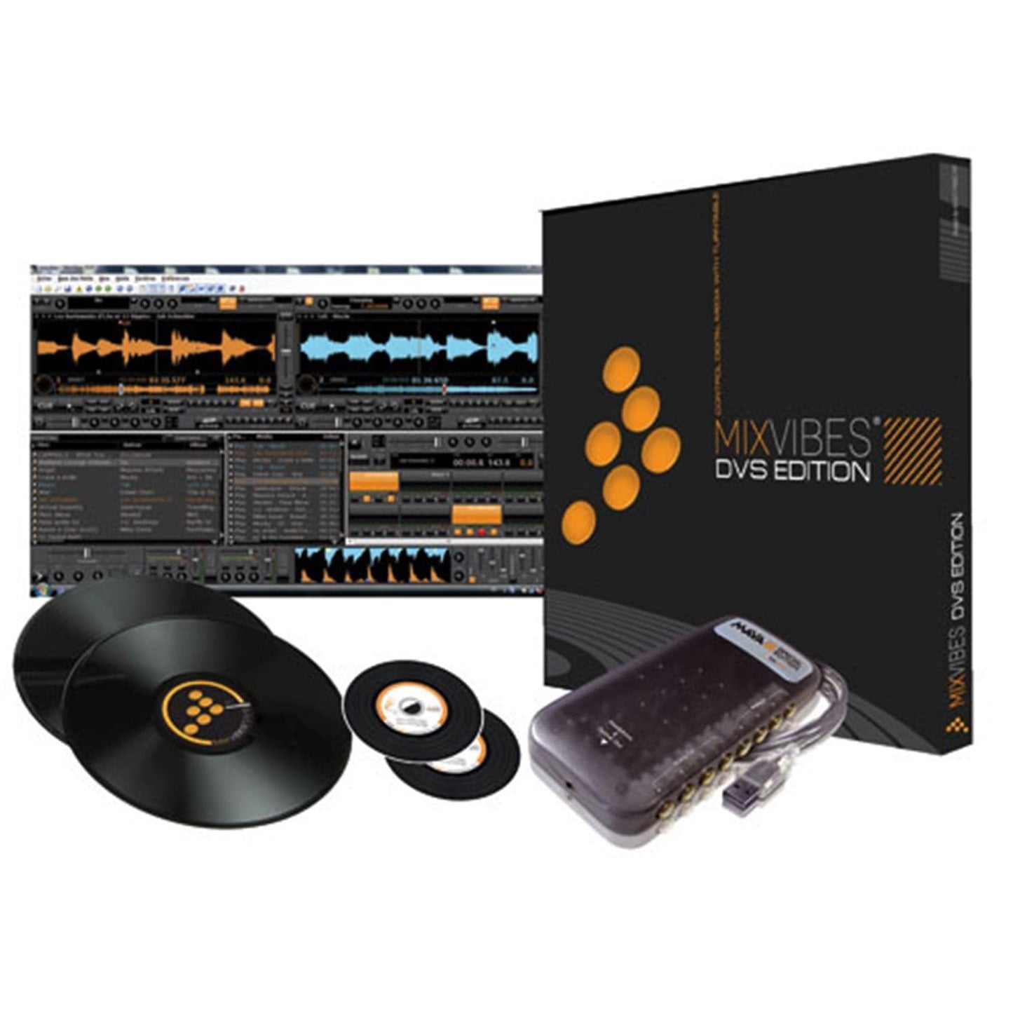 Mixvibes DVS 7 Digital Vinyl System - ProSound and Stage Lighting
