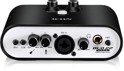 Icon Pro Audio DUO22 Live 1 x 2 Audio Interface - PSSL ProSound and Stage Lighting