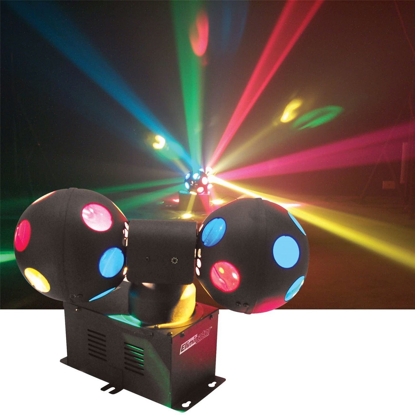 Eliminator E-111 2x 300W RGB Cosmo Balls - ProSound and Stage Lighting