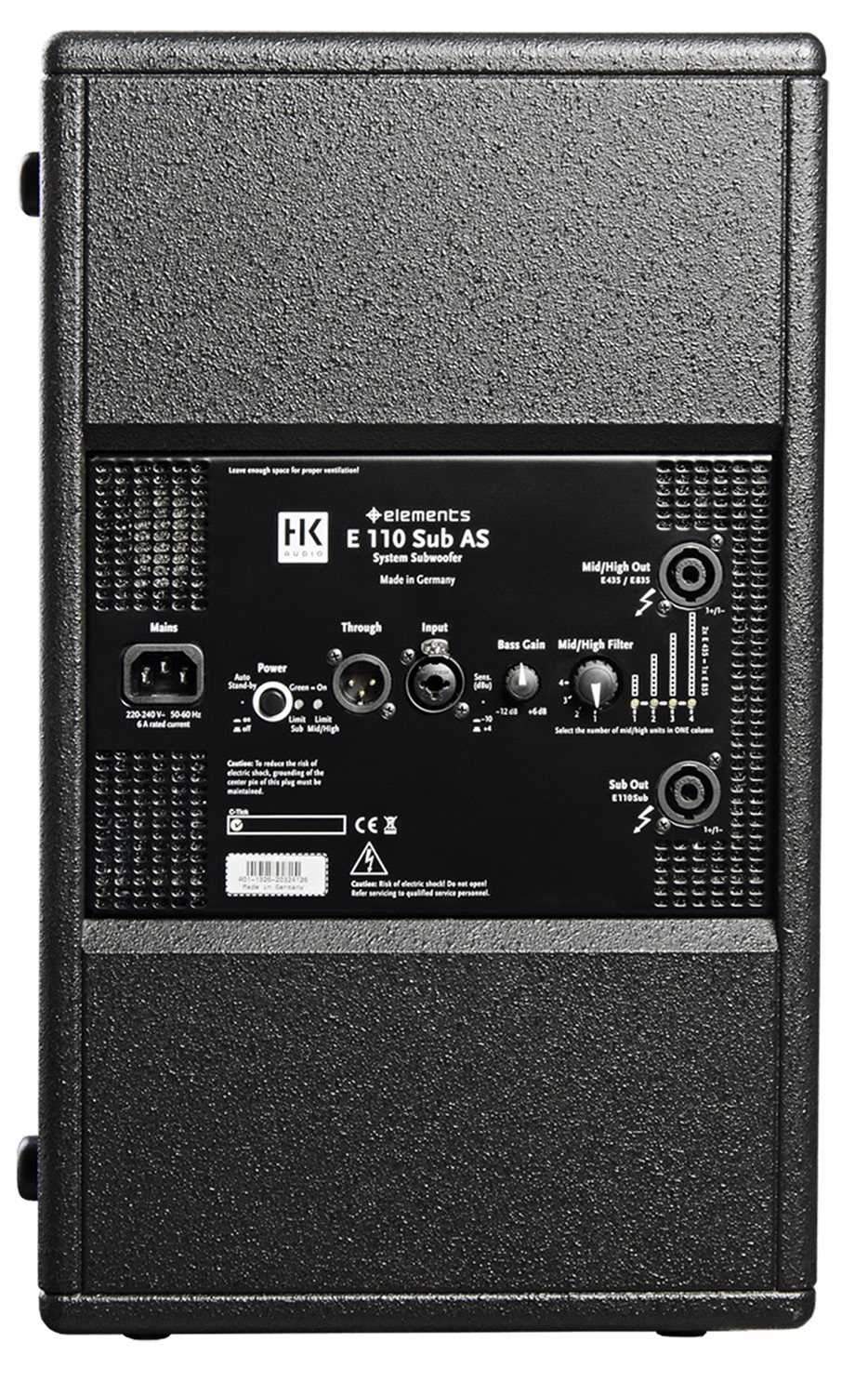 HK Audio E110SUBAS Powered Subwoofer - ProSound and Stage Lighting