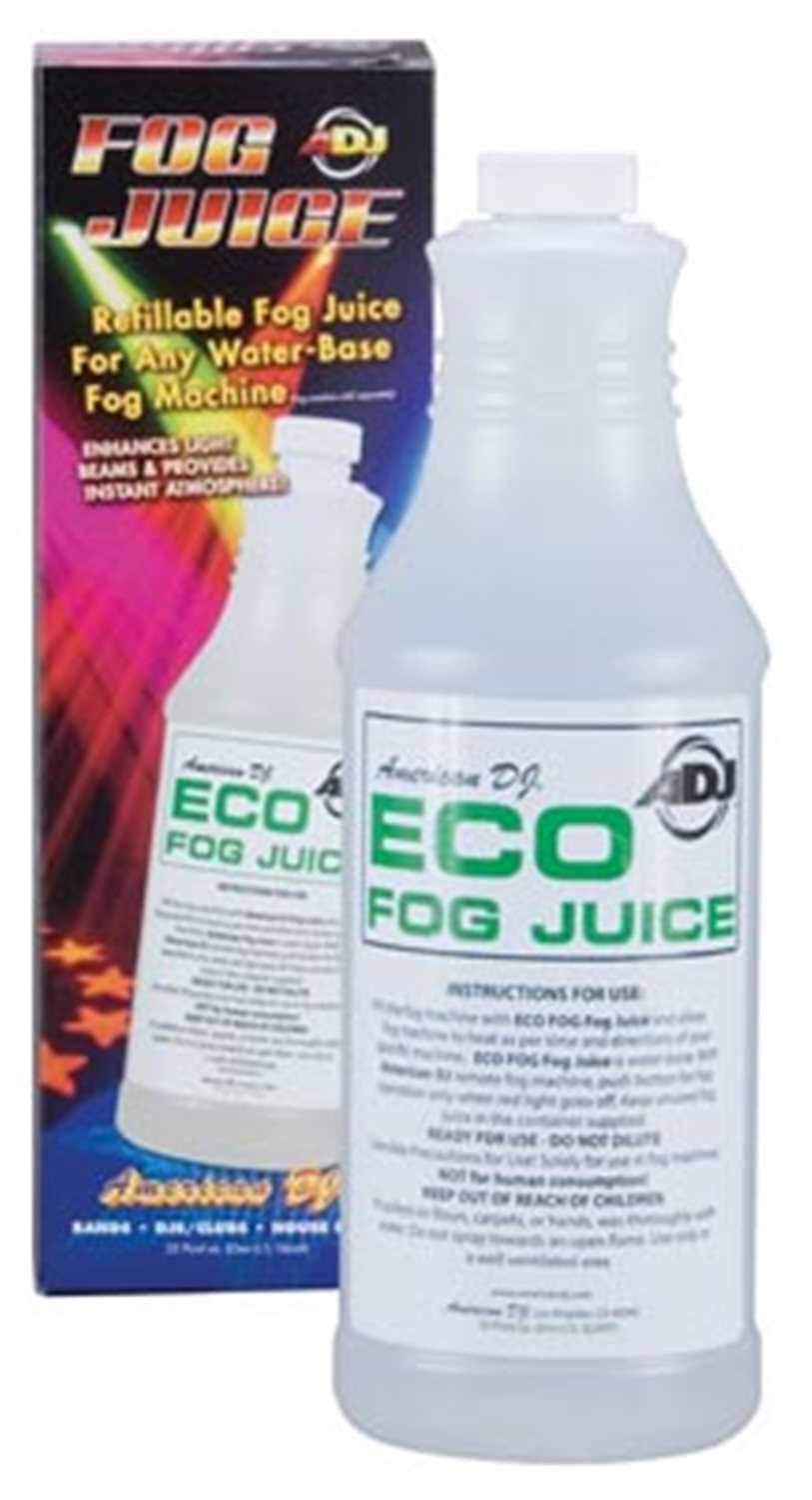 American DJ ECO FOG Fog Fluid Fog Juice Quart Wt - ProSound and Stage Lighting