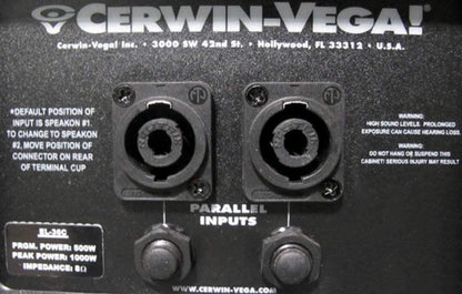 Cerwin Vega EL-36C 18-Inch Folded Horn Subwoofer - ProSound and Stage Lighting