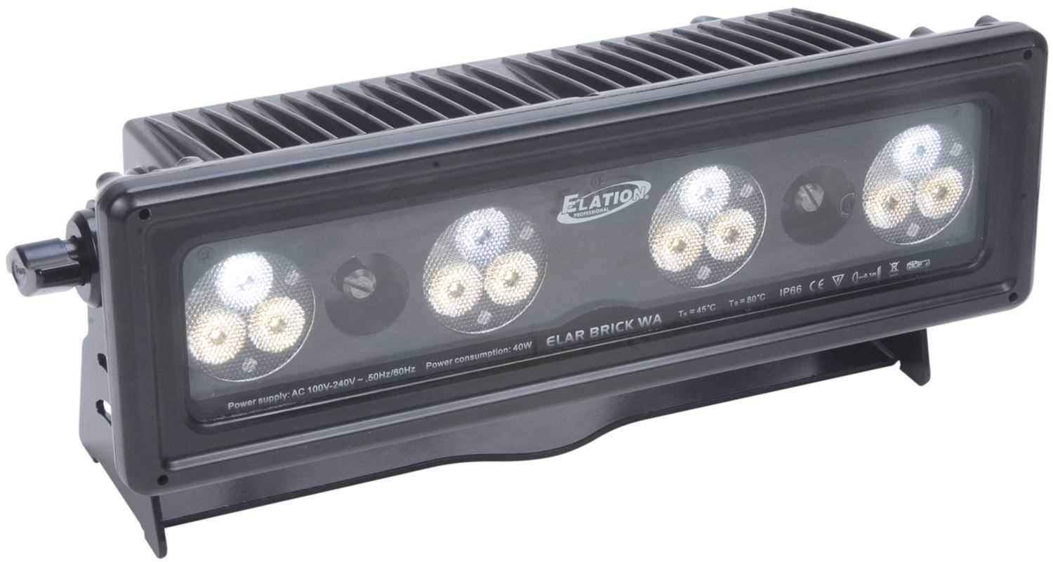 Elation ELAR DW Brick 36w Wwith CW IP66 LED Brick - ProSound and Stage Lighting