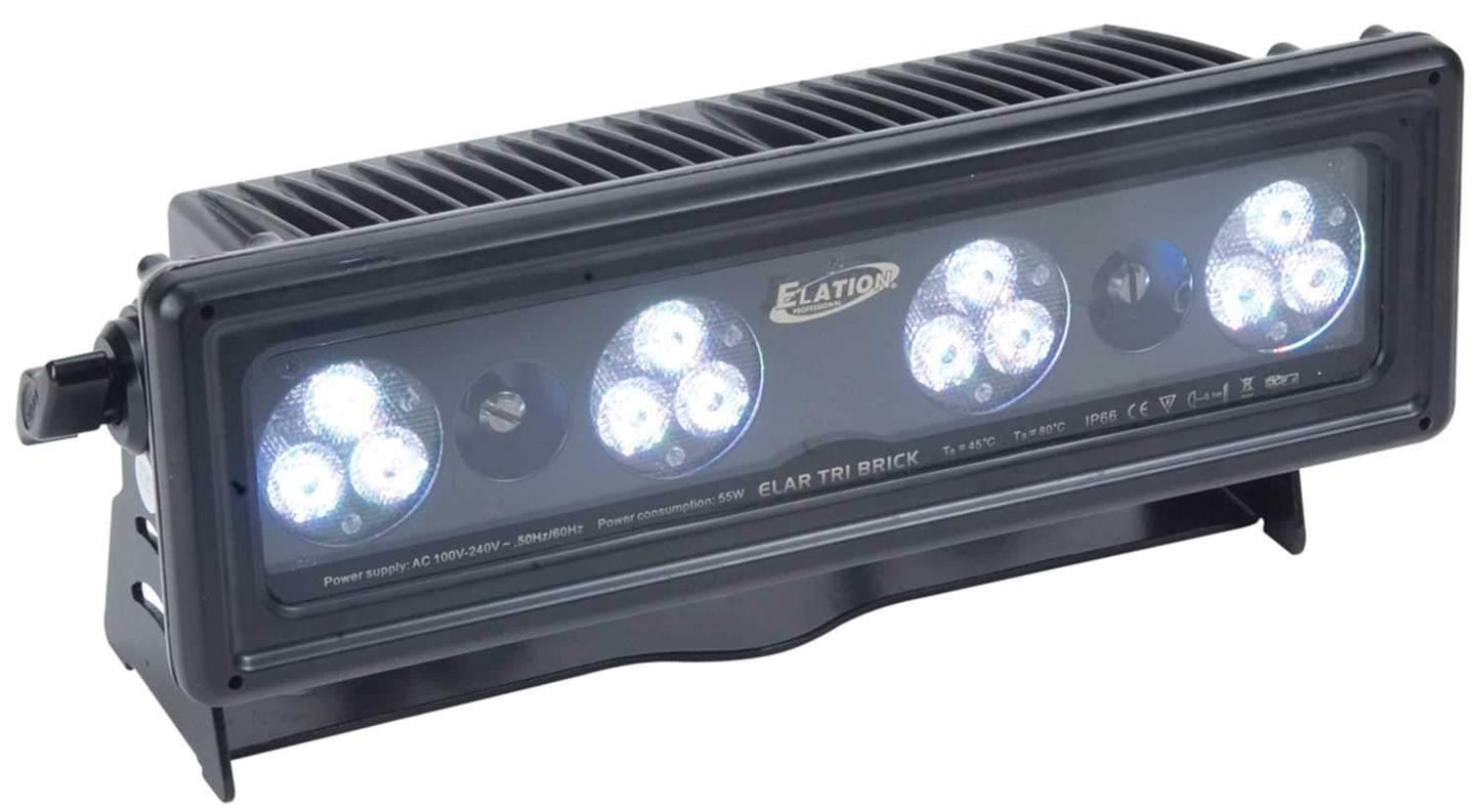 Elation Elar Tri Brick IP 66 12 x 3W LED Brick - ProSound and Stage Lighting