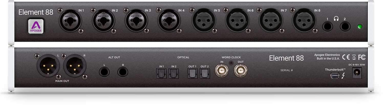 Apogee Element 88 Thunderbolt Audio Interface - ProSound and Stage Lighting