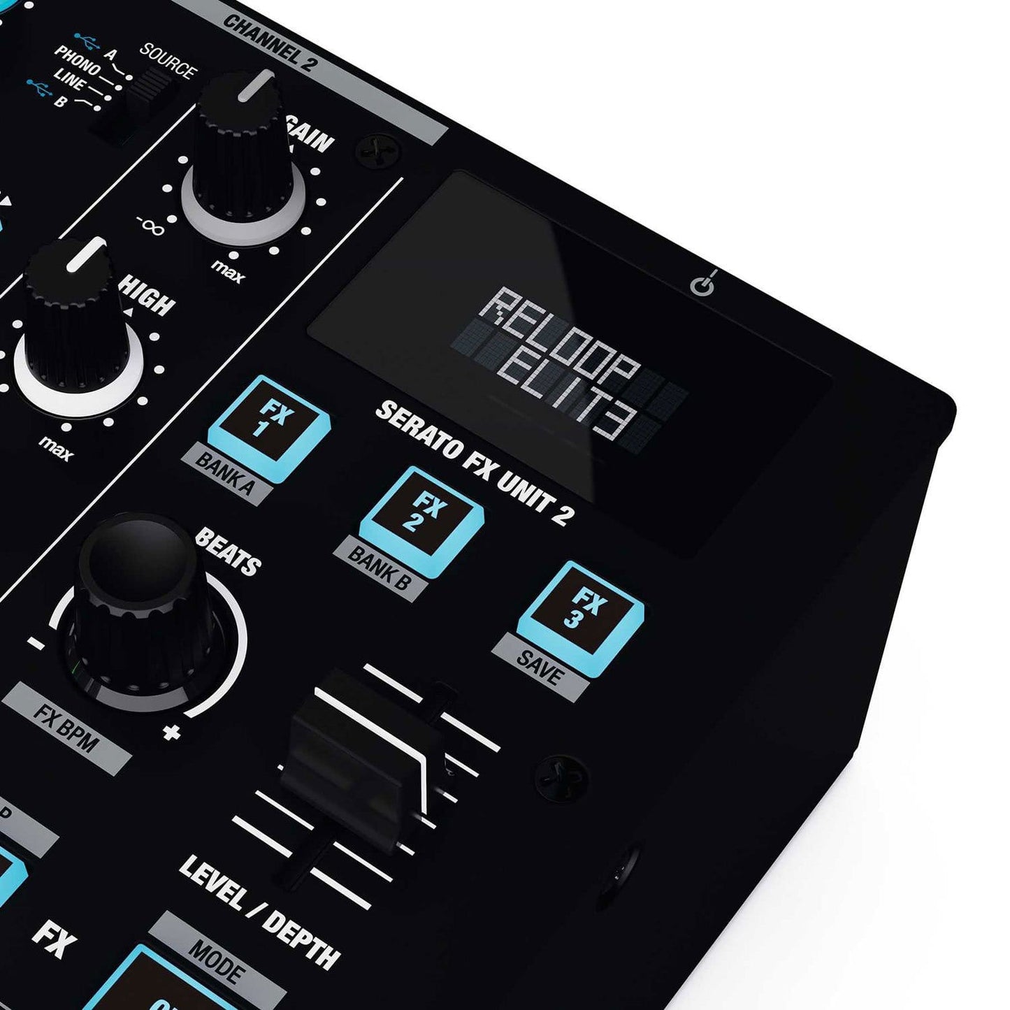 Reloop Elite High-Performance DVS Serato DJ Mixer - ProSound and Stage Lighting