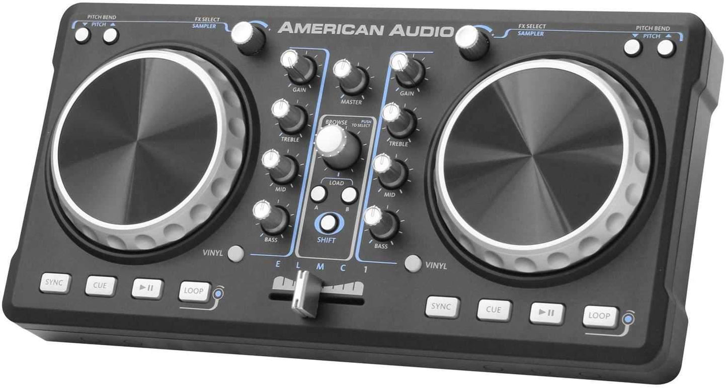 American Audio ELMC-1 2 Ch MIDI DJ Controller - ProSound and Stage Lighting