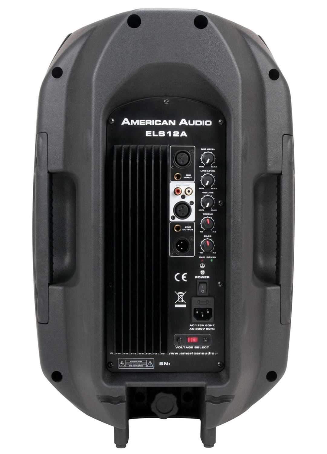 American Audio ELS12A 12-Inch Powered Speaker - ProSound and Stage Lighting