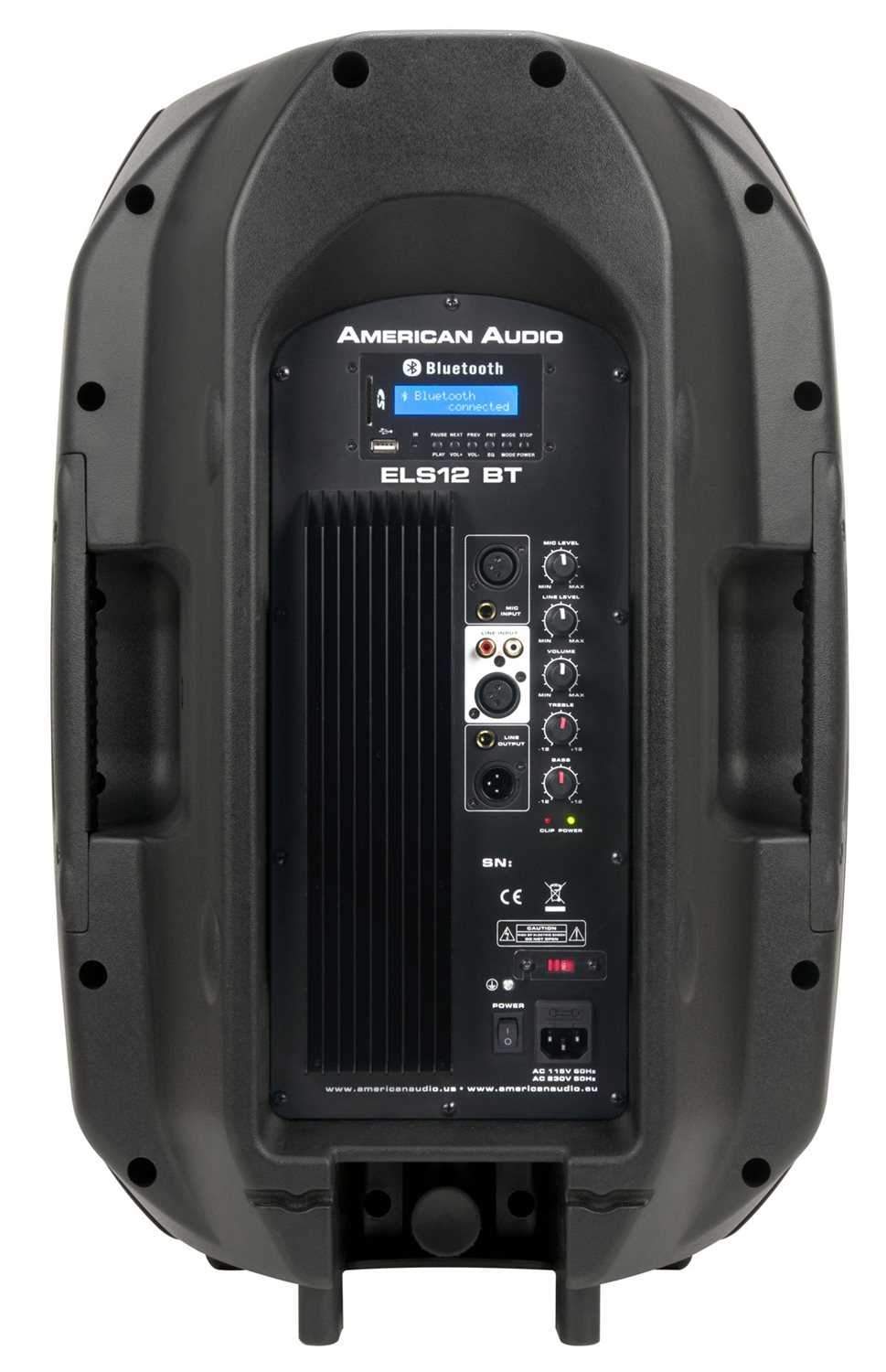 American Audio ELS12BT Powered Bluetooth Speaker - ProSound and Stage Lighting