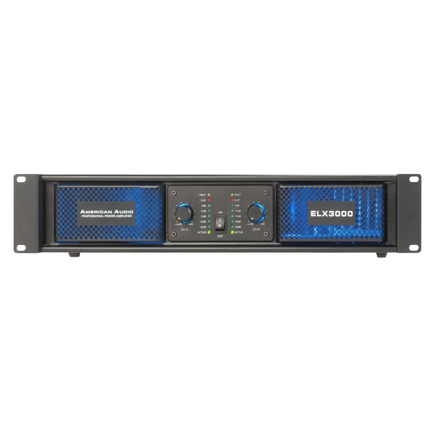 American Audio ELX3000 Power Amp 2x180W @ 8 ohms - ProSound and Stage Lighting