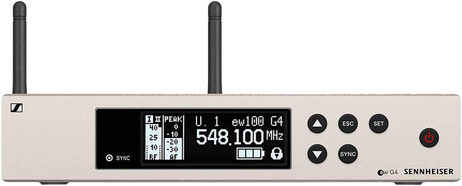 Sennheiser EM 100 G4 Evolution Wireless True Diversity Receiver A - ProSound and Stage Lighting