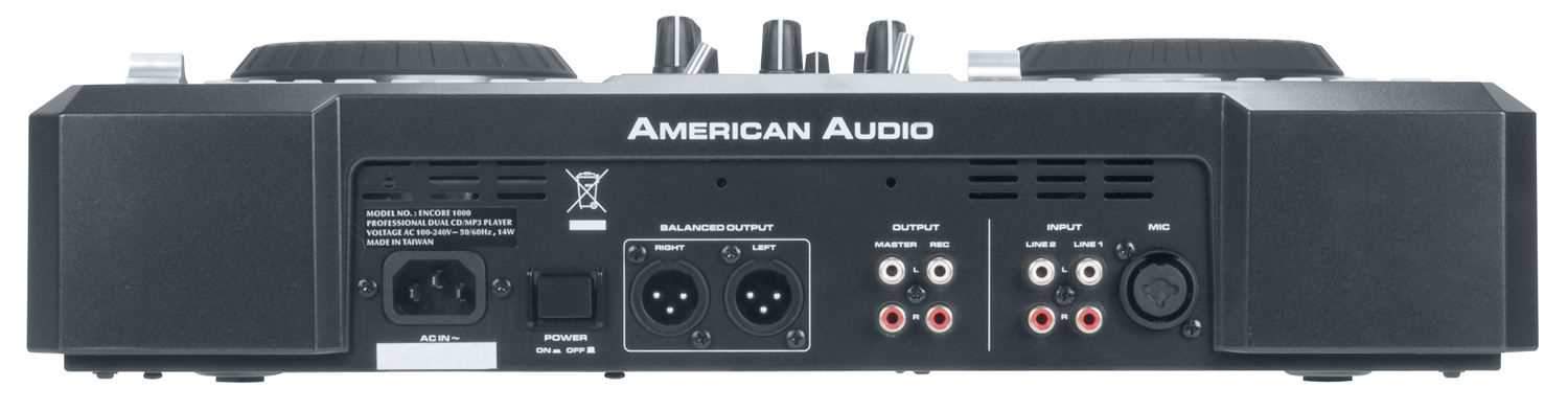 American Audio Encore 1000 CD/MP3 Player Mixer - ProSound and Stage Lighting