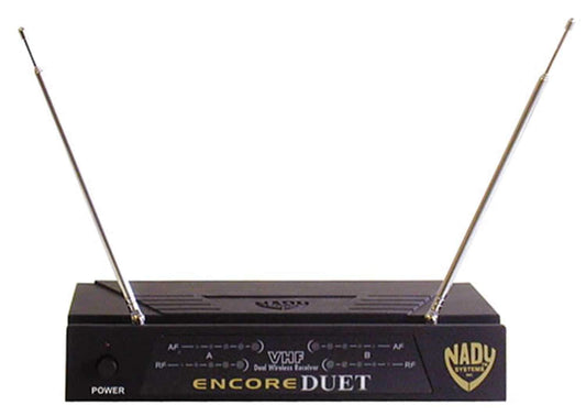 Nady DUETHT Dual Channel Handheld Wireless System - ProSound and Stage Lighting