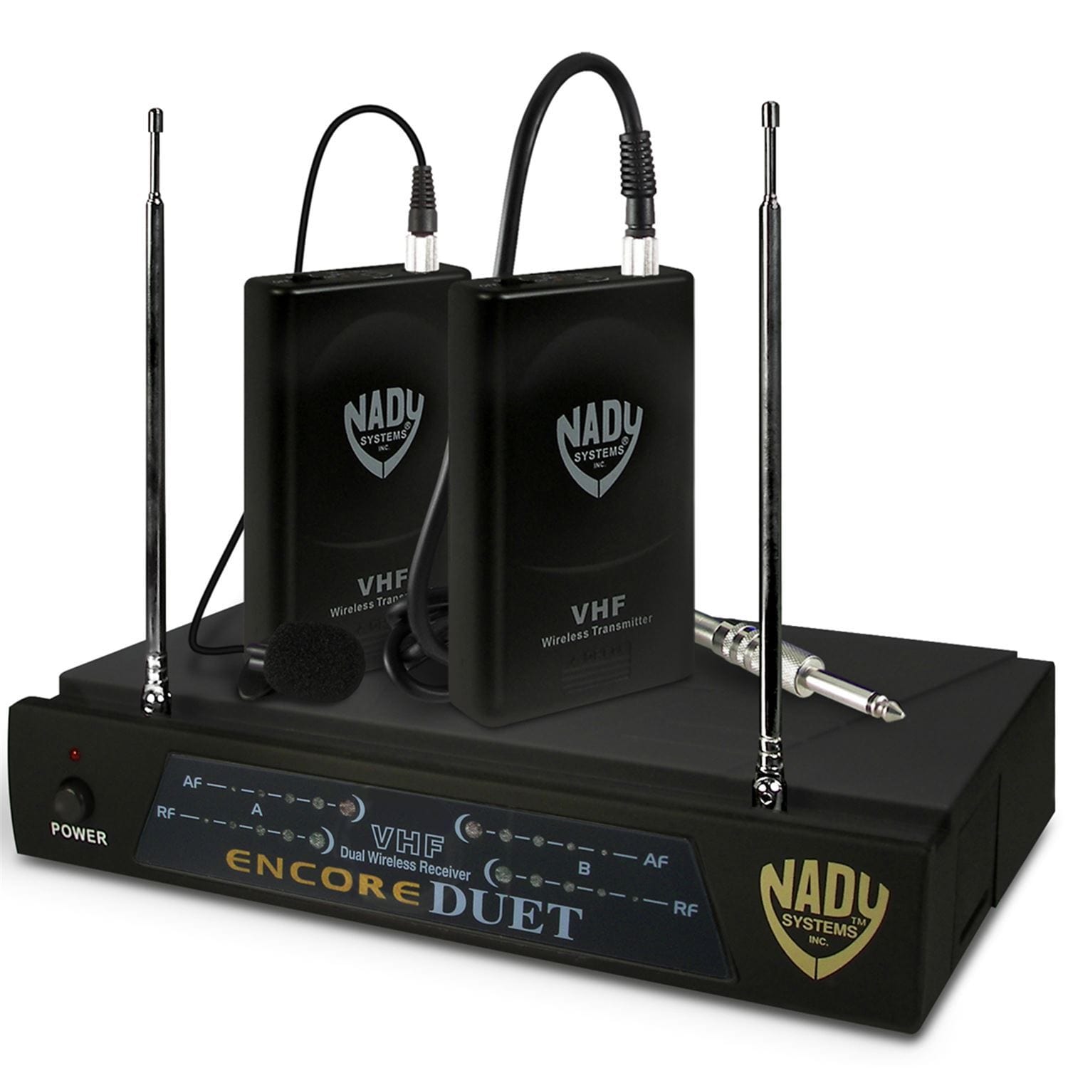 Nady DUETLTO Dual Channel Lavalier Wireless System - ProSound and Stage Lighting