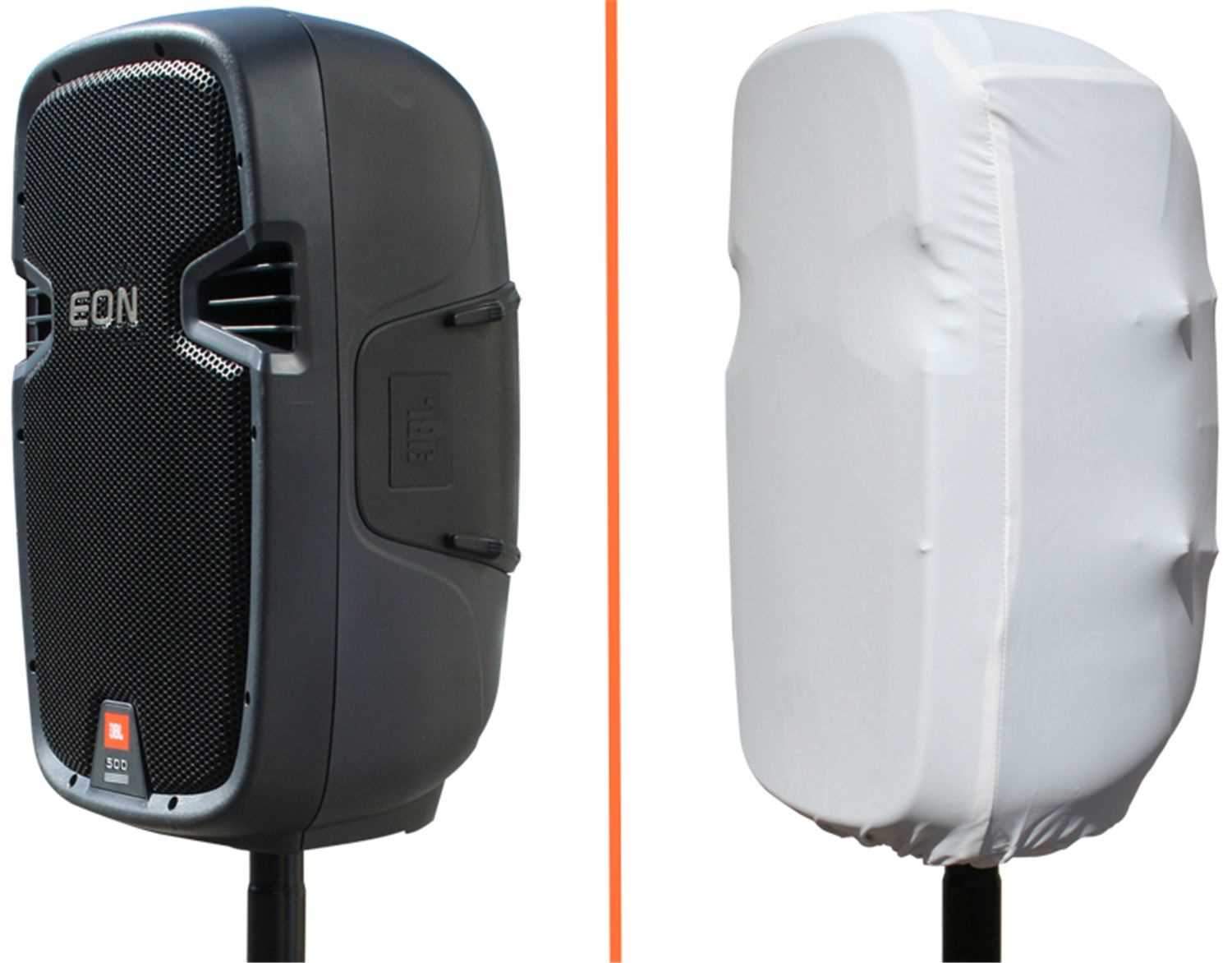 JBL White Stretch Cover for EON 515 Speaker - ProSound and Stage Lighting