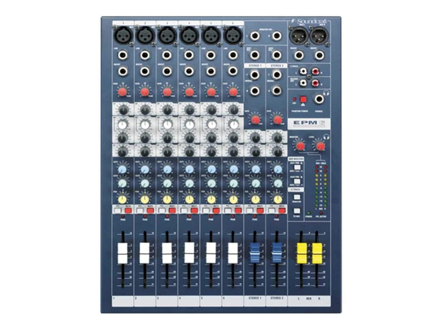 Soundcraft EPM-6 Multipurpose 6 Channel Mixer - ProSound and Stage Lighting