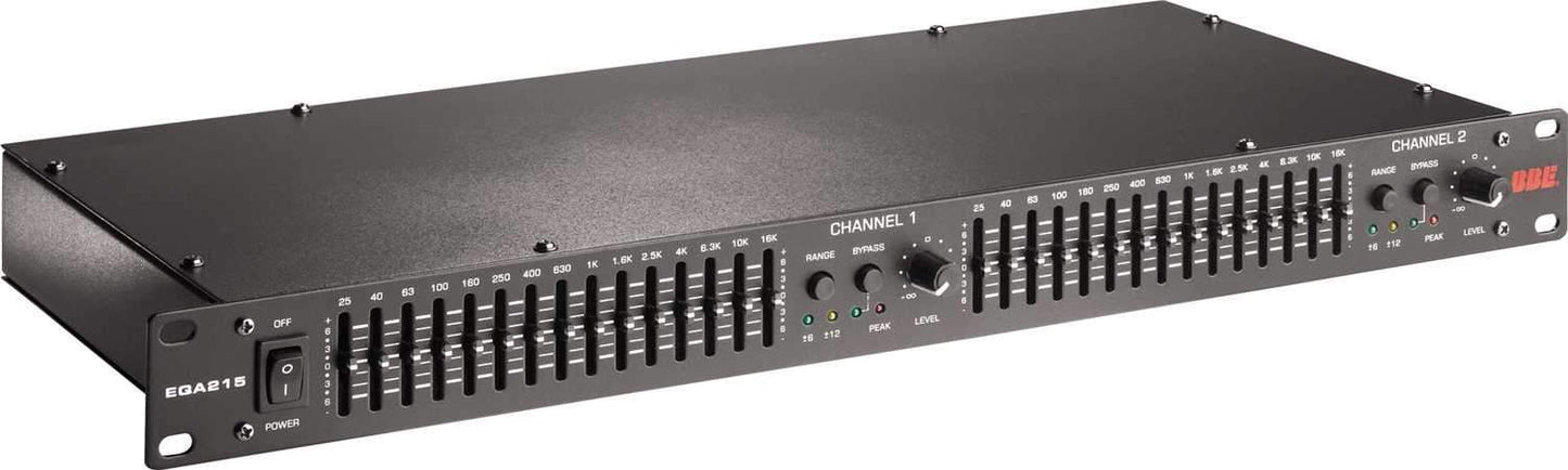 BBE EQA215 Dual Channel 15 Band Equalizer - ProSound and Stage Lighting