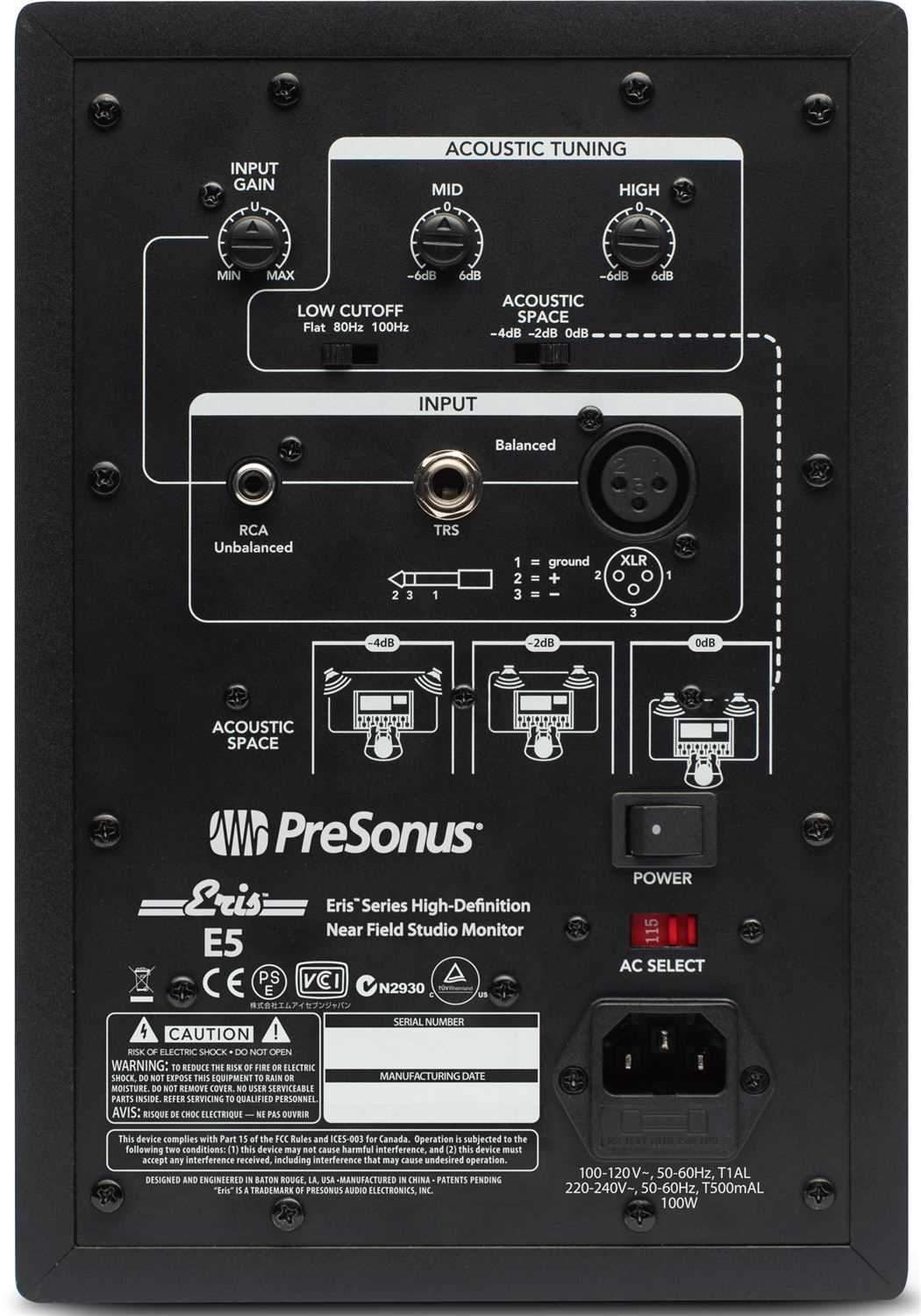 Presonus Eris E5 5-Inch HD Studio Monitor - ProSound and Stage Lighting