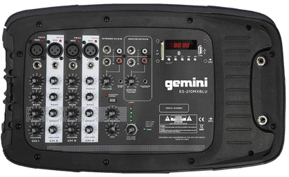 Gemini ES-210MXBLU-ST Portable PA System with Stands - ProSound and Stage Lighting