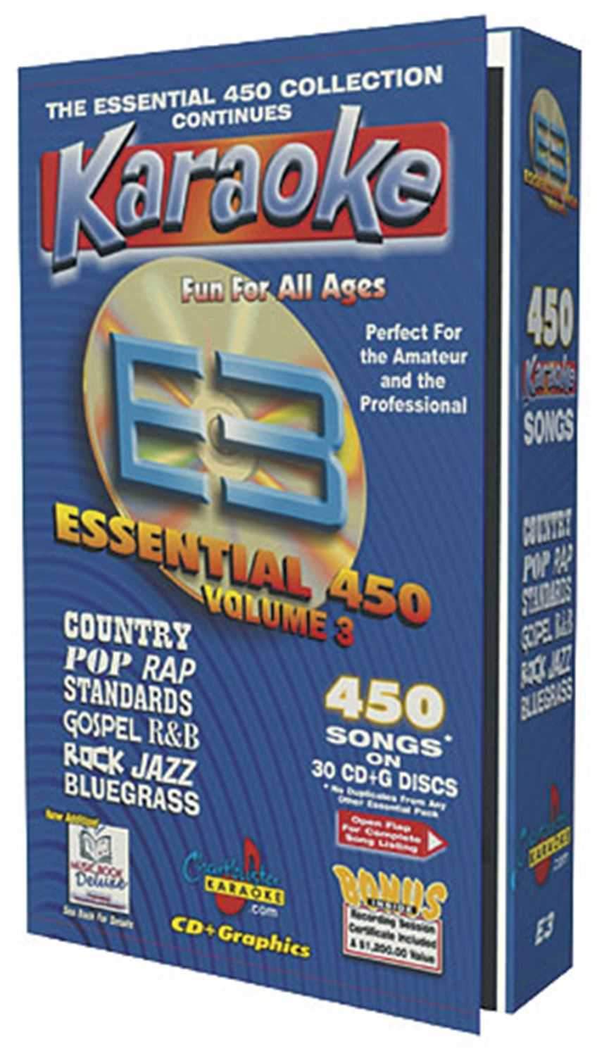 Chartbuster 450 Essential Karaoke Hits Volume 3 - ProSound and Stage Lighting