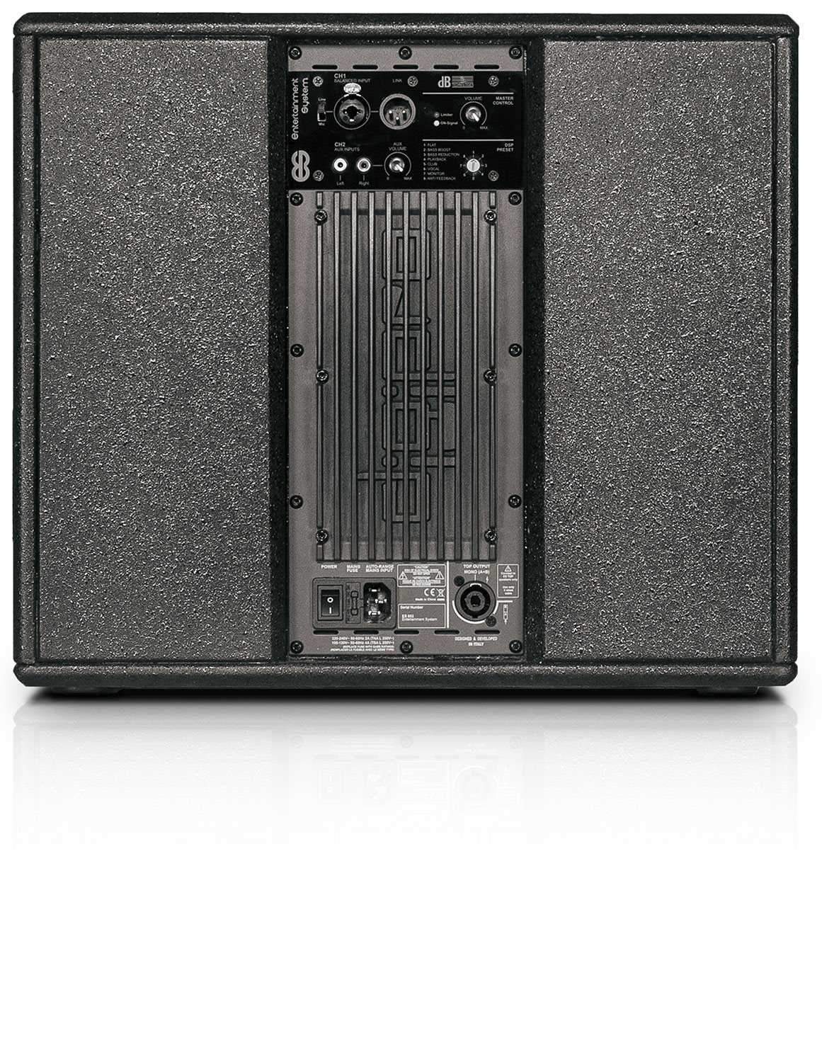 dB Technologies ES-802 Portable Powered PA System - ProSound and Stage Lighting