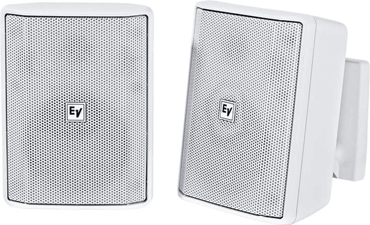 Electro-Voice Evid S4.2W 4-Inch Speaker White Pair - ProSound and Stage Lighting