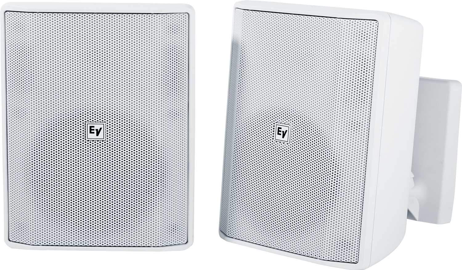Electro-Voice Evid S5.2TW 5-Inch Speaker Pair White - ProSound and Stage Lighting
