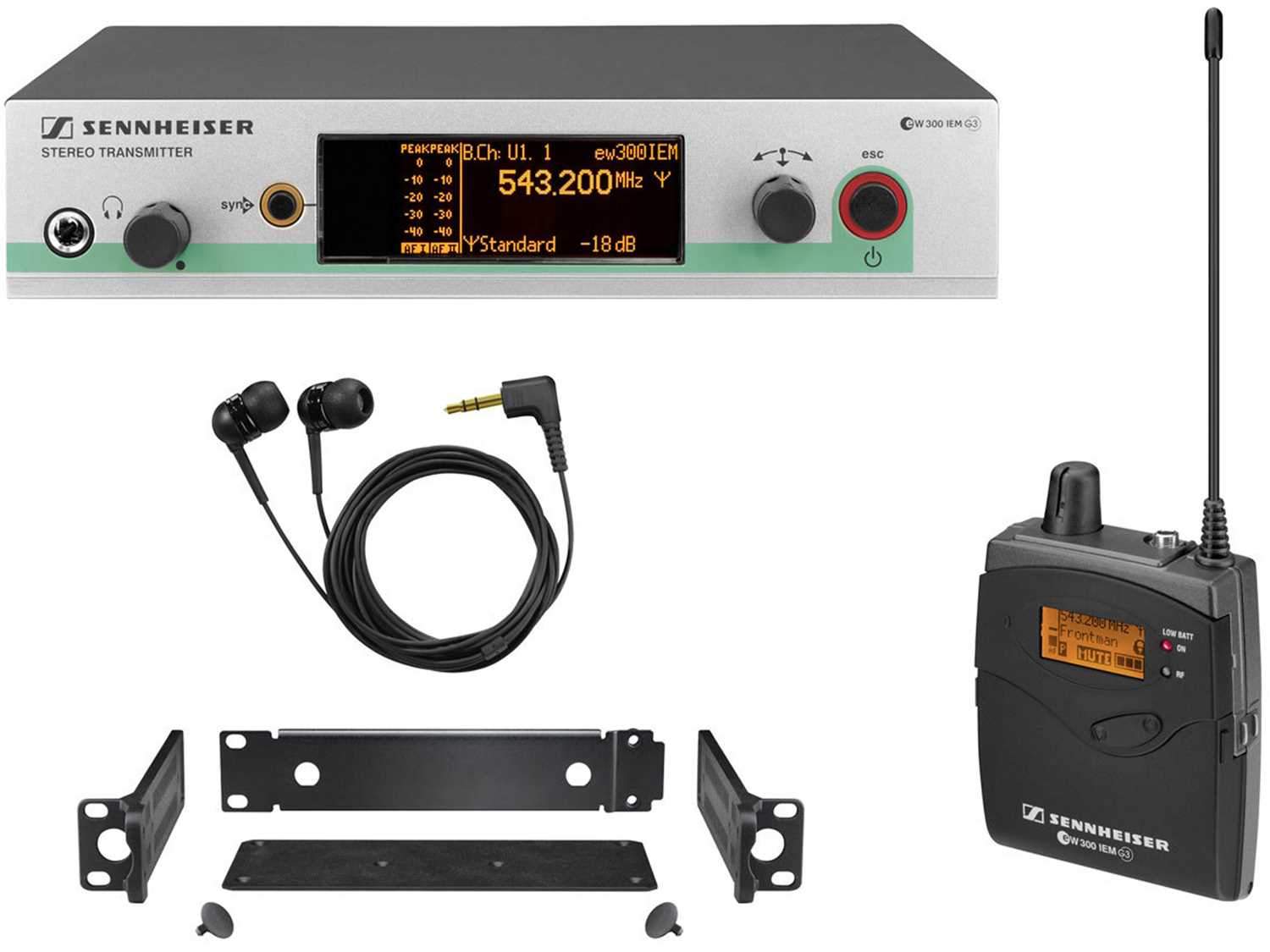 Sennheiser ew 300-2 IEM G3 Wireless IEM System G - ProSound and Stage Lighting