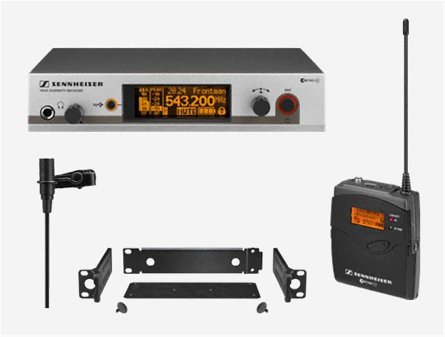 Sennheiser EW-312G3 Lav Wireless Sys/Rackmount Kit - ProSound and Stage Lighting
