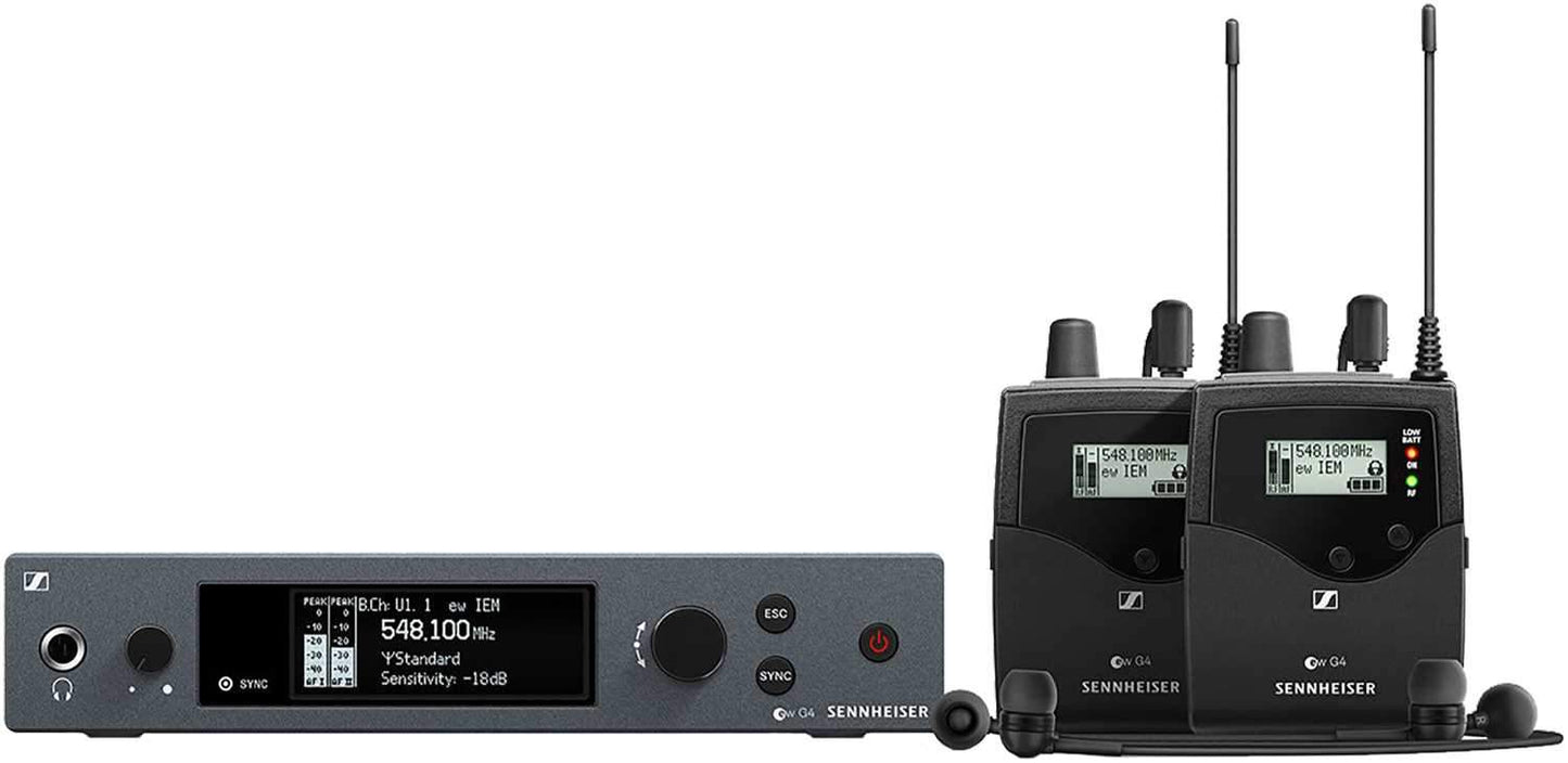 Sennheiser G4 Evolution Wireless Twin In-Ear Monitor Set - ProSound and Stage Lighting