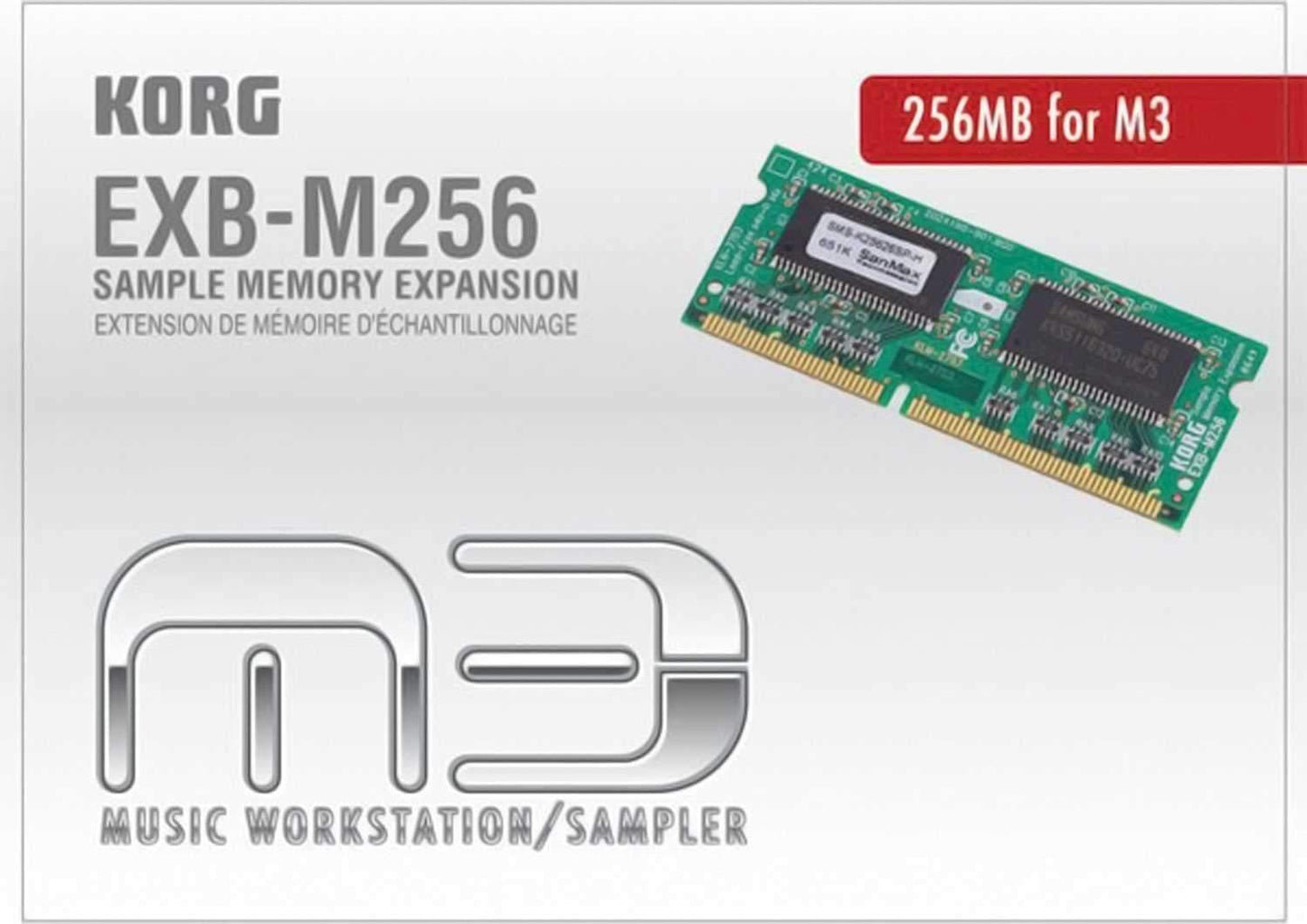 Korg 256 Mb Sample Memory Expansion for M3 - ProSound and Stage Lighting