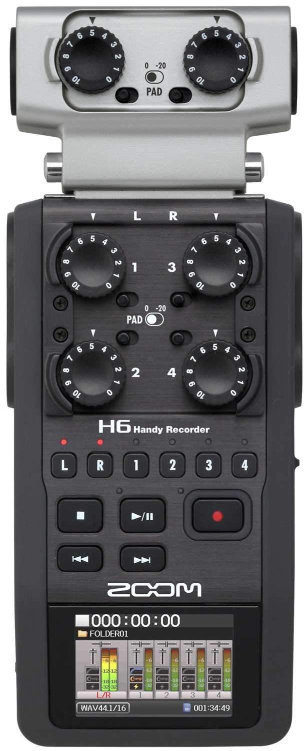 Zoom EXH6 XLR TRS Capsule for H6 Recorder - ProSound and Stage Lighting