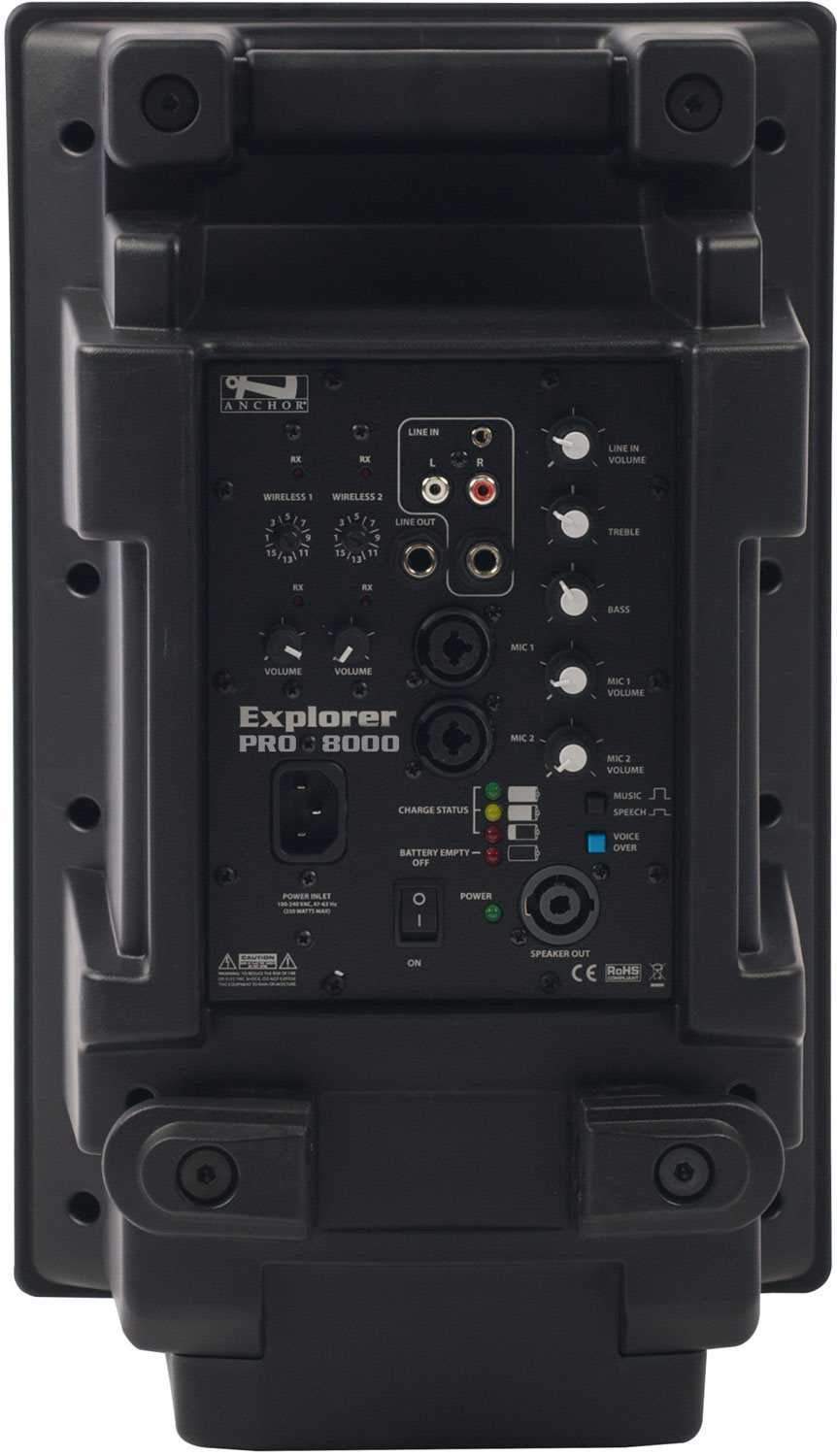 Anchor EXP-8000U2 Explorer with 2 Wireless Receivers - ProSound and Stage Lighting