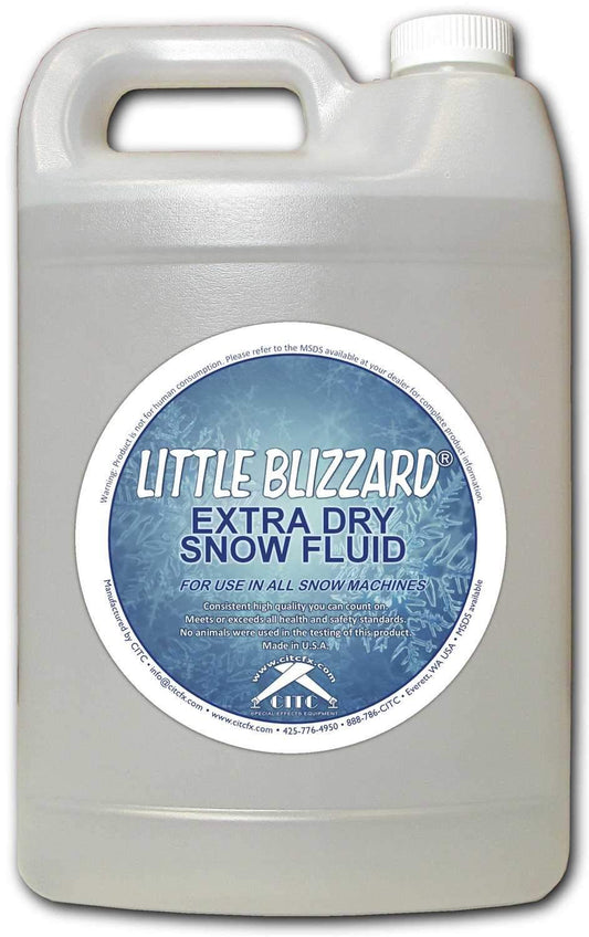 CITC Little Blizzard Extra Dry Snow Fluid 1 Gallon - ProSound and Stage Lighting