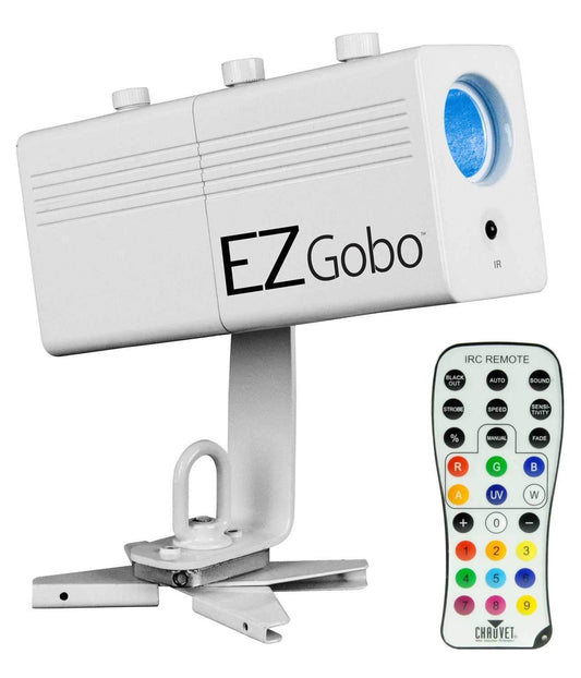 Chauvet EZGobo Battery Powered LED Gobo Projector - ProSound and Stage Lighting