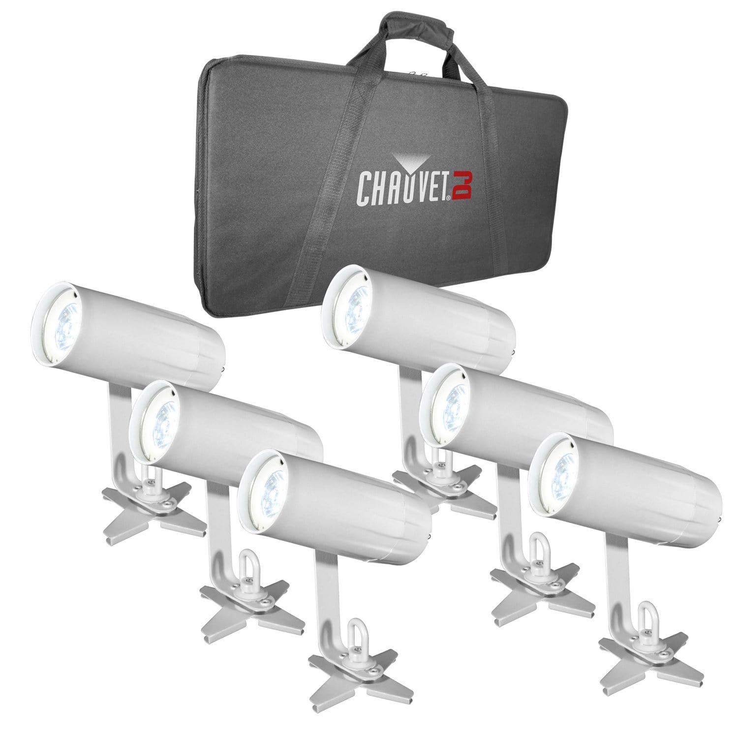 Chauvet EZpin Pack System with 6 LED Pinspot Lights - ProSound and Stage Lighting