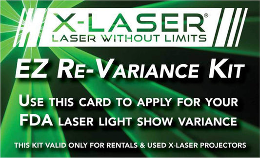 X-Laser EZ Re-Variance Kit (for rentals/used) - ProSound and Stage Lighting