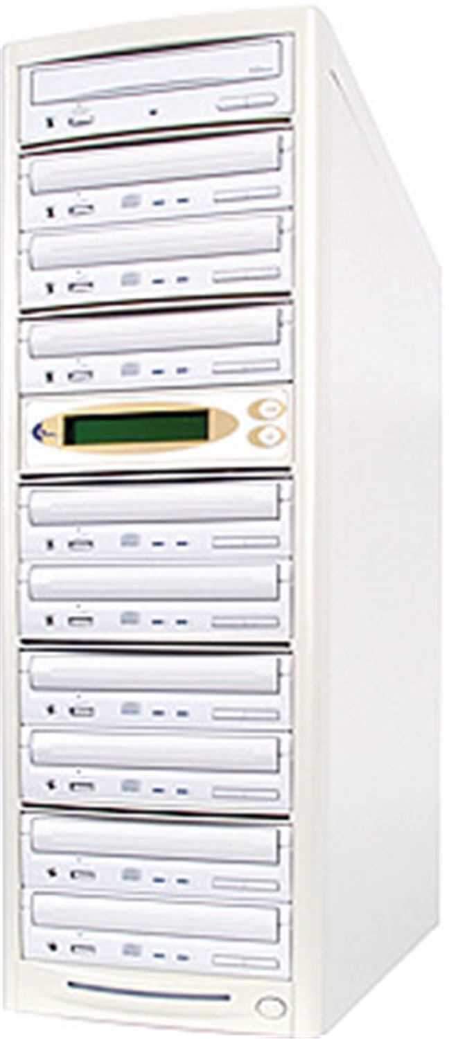 EZ-Dupe EZD9TDVD 1 X 9 DVD Duplicator -Beige - ProSound and Stage Lighting