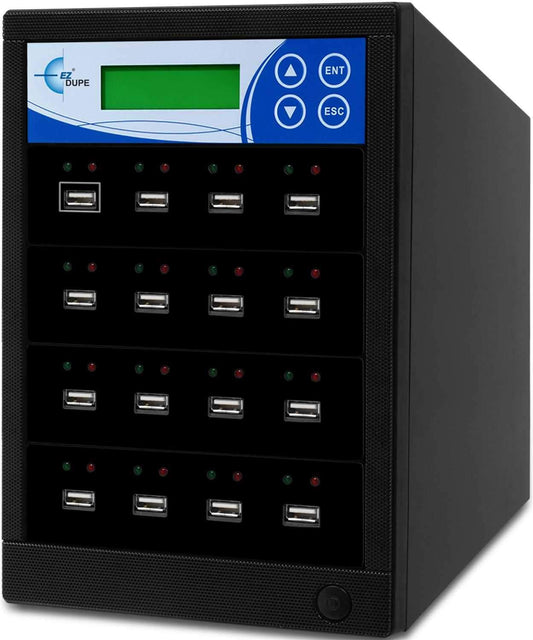 EZDupe EZDUSB15T 15-Target USB Duplicator Black - ProSound and Stage Lighting