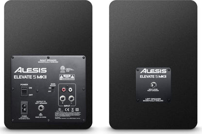 Alesis Elevate 5 MKII 5-Inch Studio Monitor Pair - PSSL ProSound and Stage Lighting