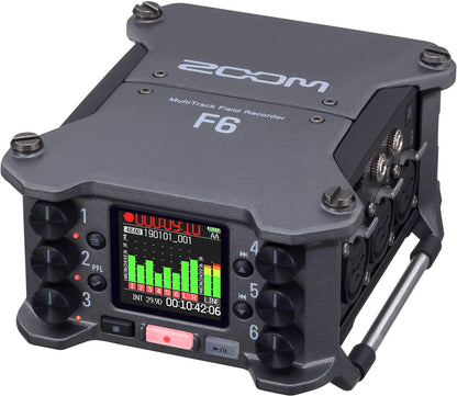 ZOOM F6 MultiTrack Field Recorder Battery Powered - ProSound and Stage Lighting