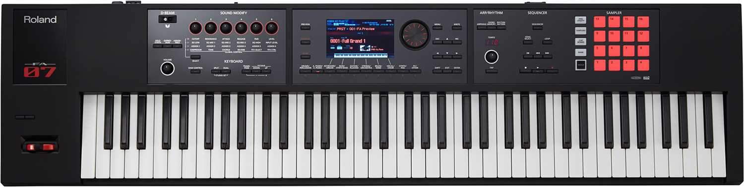 Roland FA-07 76 key Music Workstation Keyboard - ProSound and Stage Lighting