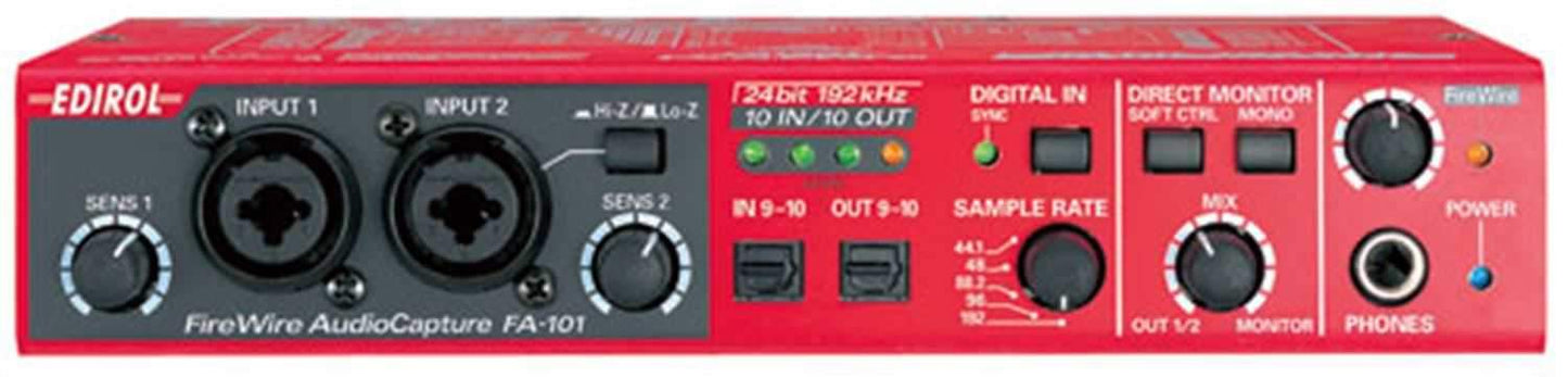 Edirol FA-101 Firewire Audio Capture Interface - ProSound and Stage Lighting