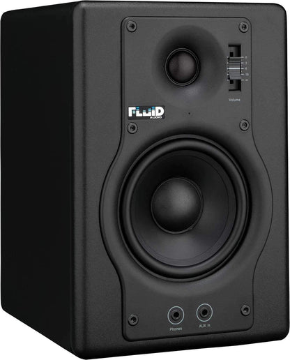 Fluid Audio F4 Pair 4-Inch Powered Studio Monitors - ProSound and Stage Lighting