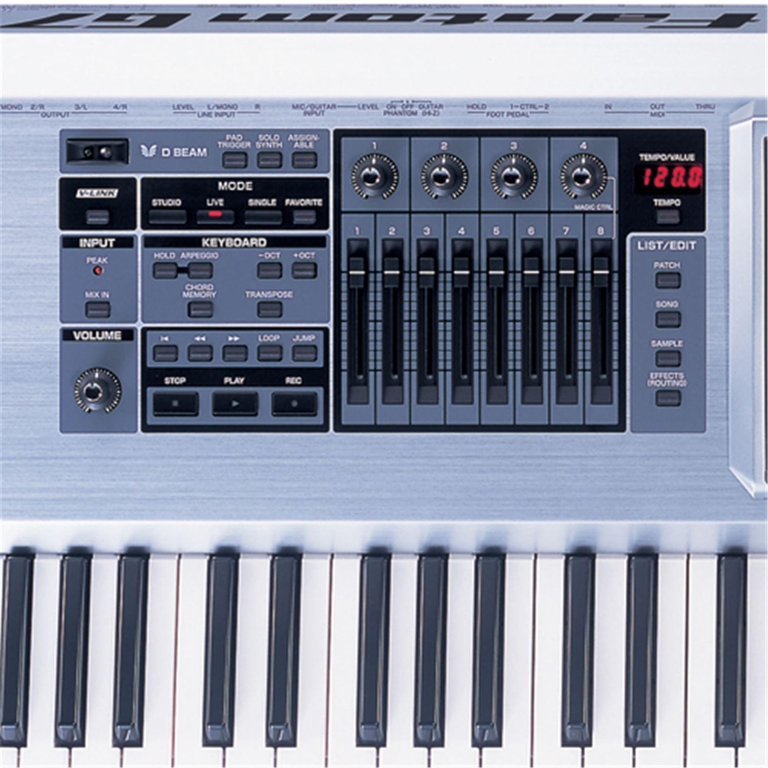 Roland FANTOM-G7 76-Key Synth Workstation - ProSound and Stage Lighting