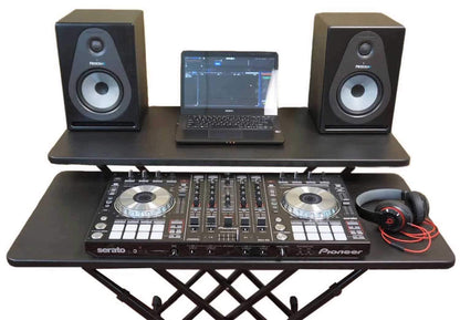 Fastset Adjustable Musician/DJ Utility Table - ProSound and Stage Lighting