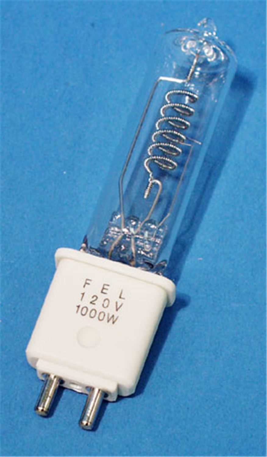 GE FEL Halogen Lamp Q1000 / 4CL 1000Watts 375 Hour - ProSound and Stage Lighting